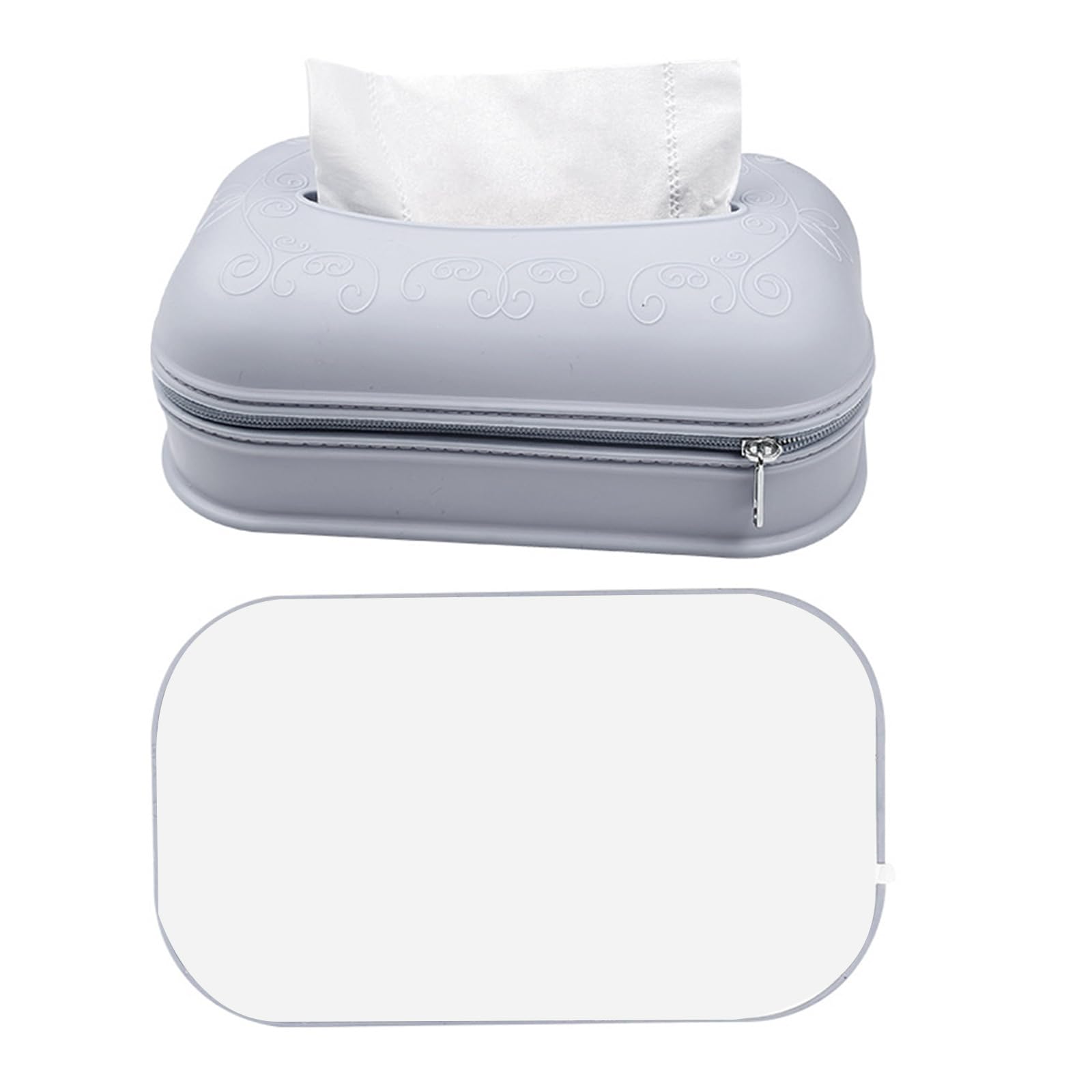 Nucelit Multipurpose Flexible Silicone Tissue Organizers Suitable for Restaurants and Cafes to Enhances Customer Drawer Styles Dispenser