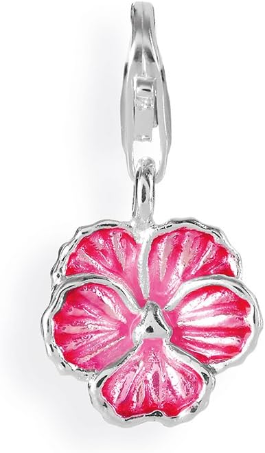 Heartbreaker female Charm Silver Orchid Blossoms HB 197