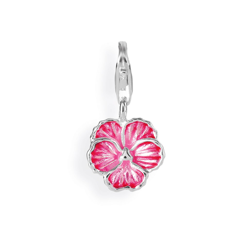 Heartbreaker female Charm Silver Orchid Blossoms HB 197