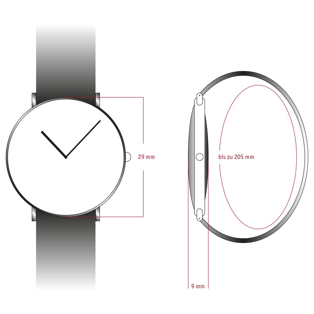 Dugena Damski zegarek na rękę Amica Ceramica ceramika 29 mm biały/srebrny