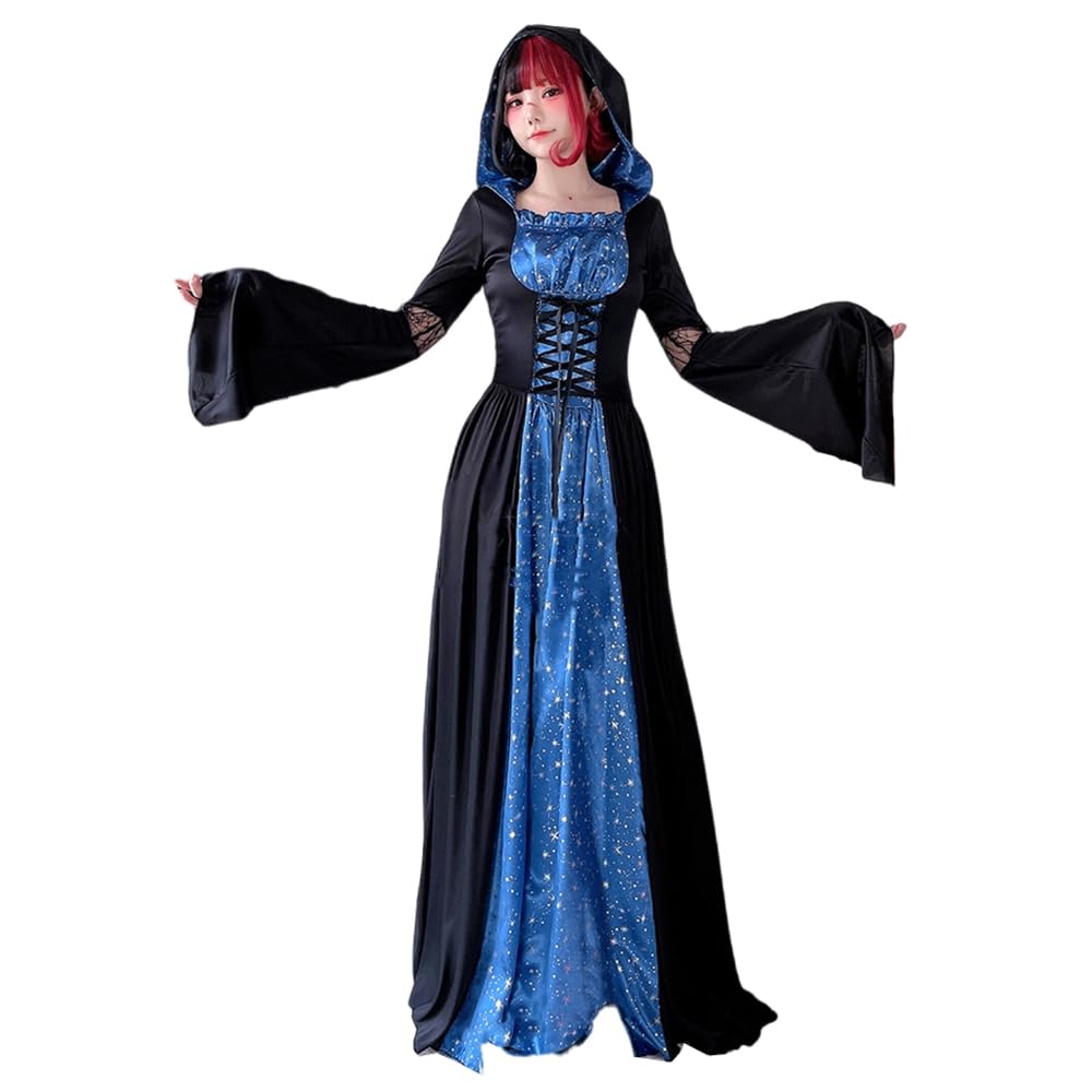Amazon.co.jp: 魔女服 魔法使い ロリータワンピース コスプレ 