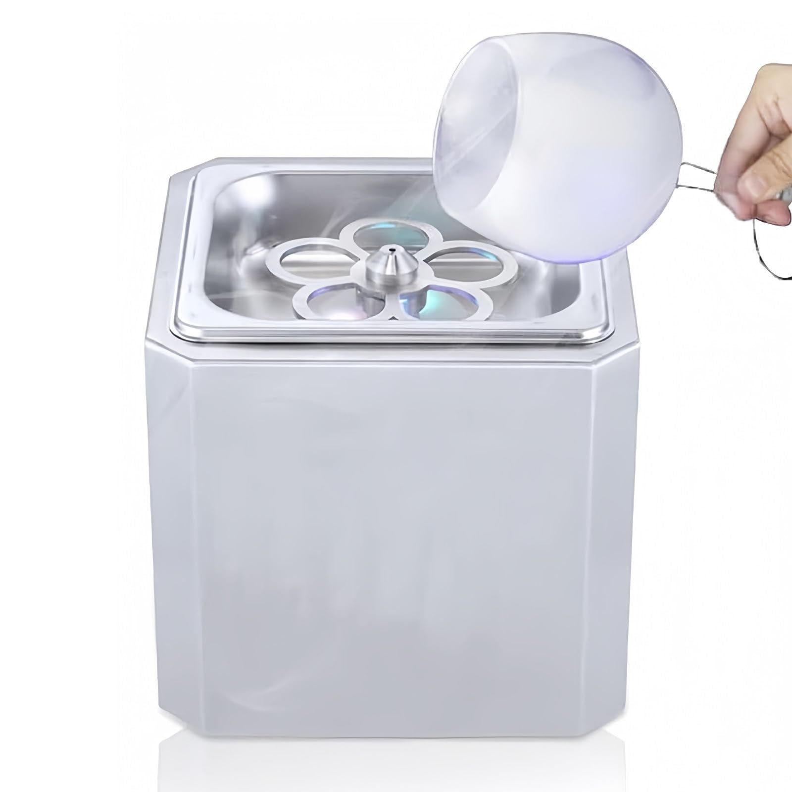 Refrigeratore per Bicchieri, Brinatore per Bicchieri con CO2 per Tazze e Bicchieri, Refrigeratore Istantaneo per Bevande per Cocktail, Birra, Vino, per Bar Ristorante Cucina, 4-6s/Bicchiere