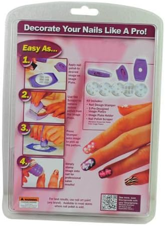 Nail Art Stamping Quick Tool Kit-Blue
