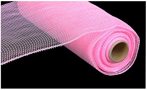 Deco Poly Mesh, Pink Non Metallic, 10 Inch x 30 Feet