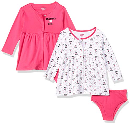 Amazon Brand – Jam & Honey Baby Cotton Girls’ Dresses & Jumpsuits Above The Knee Dress
