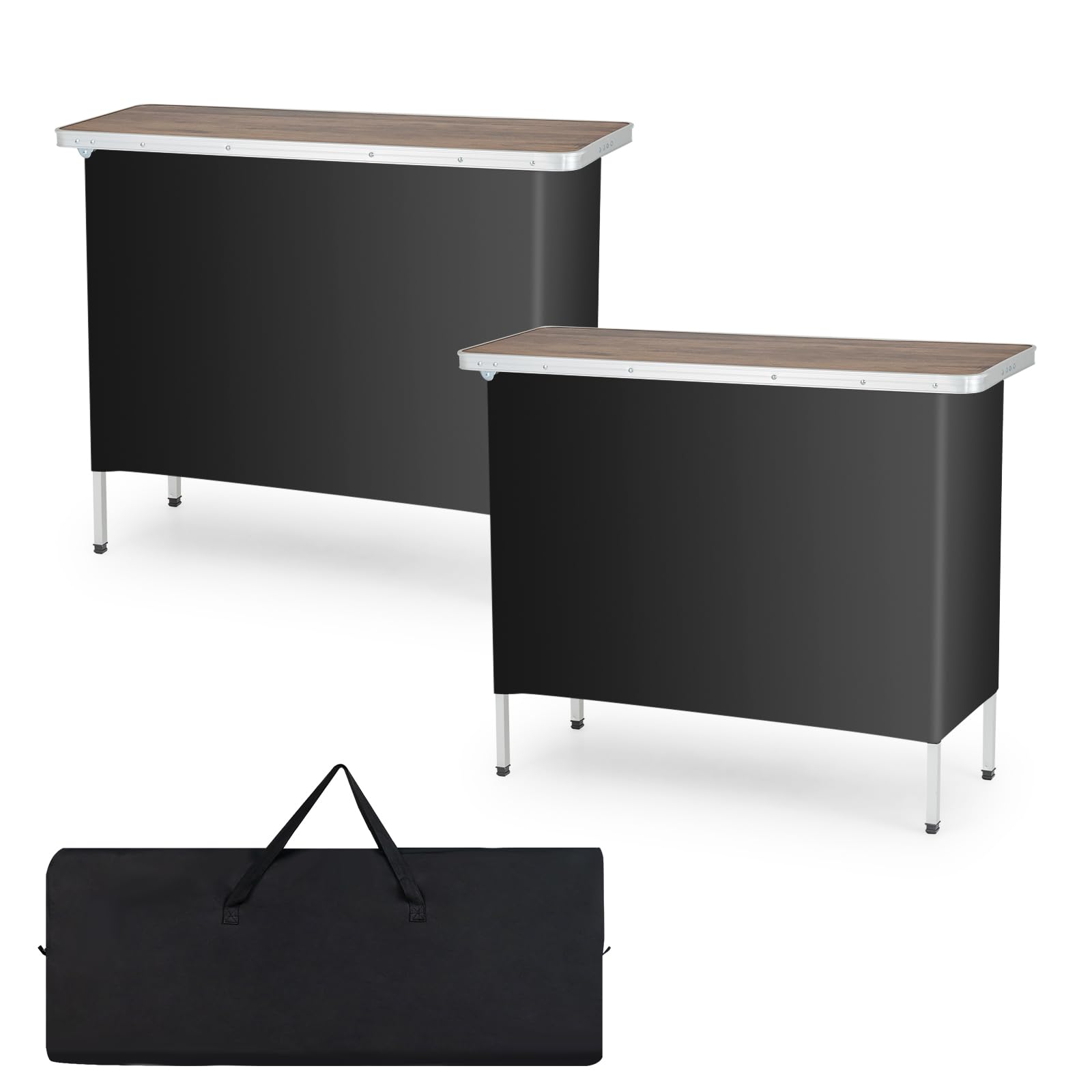 Amazon.com: COSTWAY Portable Bar Table for Events, 43.5” x 15” x