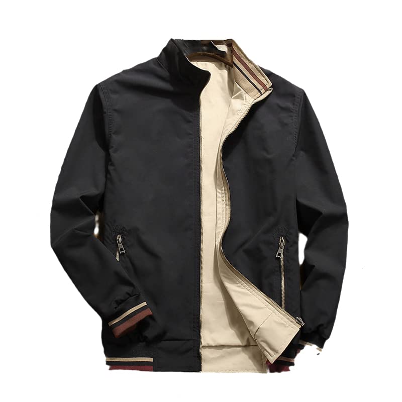 Spring Mens Bomber Jackets Fashion Men Outwear Windbreaker Stand Collar Jacket Man Slim Baseball Clothing
