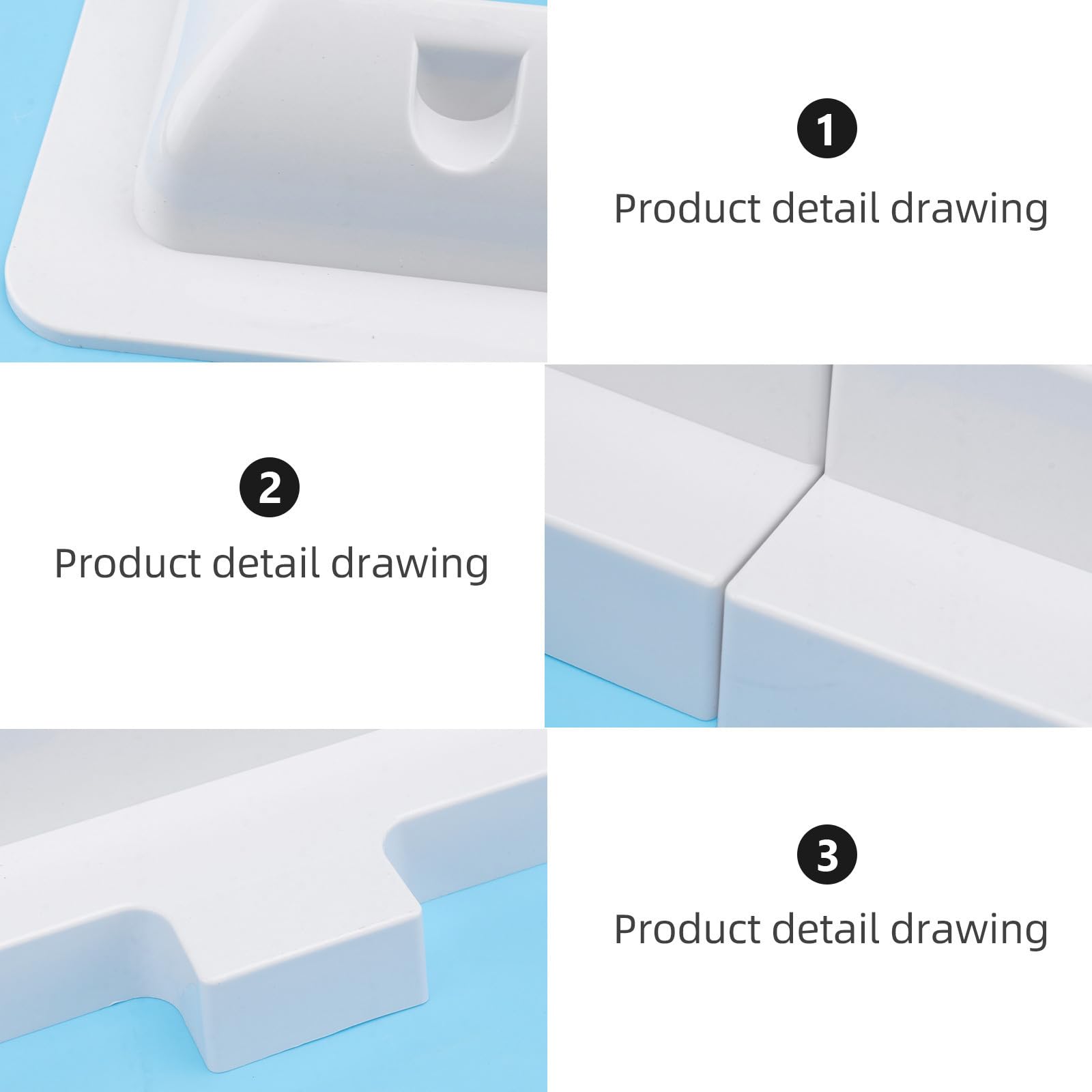 Soporte para Paneles Solares Abs Blanco para Caravanas y Barcos