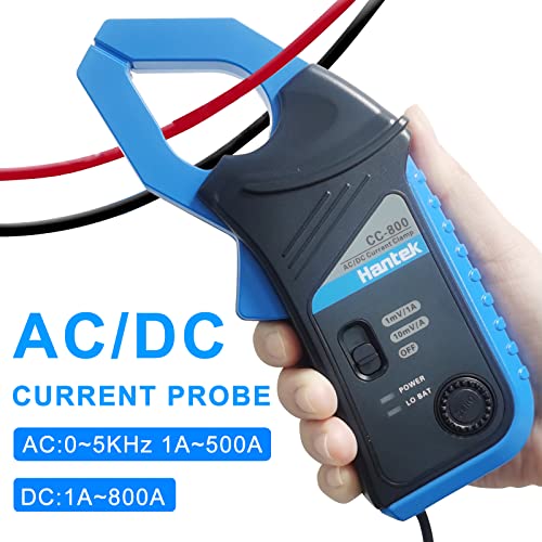 Image of CC-800 AC /DC Current Clamp, 5kHz Bandwidth, 800A Clamp Meter for Oscilloscope with BNC /Banana Type Connector