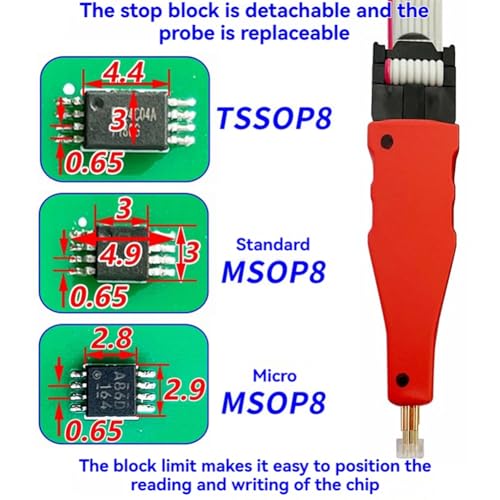 Sonde de test TSSOP8 à haute durabilité mécanique pour banc de programmation - 3