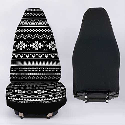 Bulopur Aztec Southwest Print Automobile Seat Cover Sets, Car Accessories Interior Decor Set Of 2, Car Seat Protectors For Car, Truck Suvs #TOP4