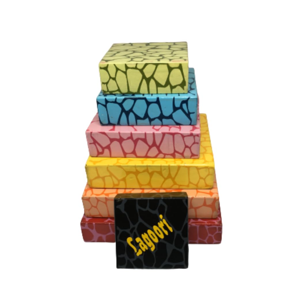 Seven Stone Lagori Pitthu Wooden Multi-Colour Game Set,Light-Weight Handmade Wooden Traditional Indian Game for Kids,Adults. (B0CPY6MJVD) Amazon Price History, Amazon Price Tracker