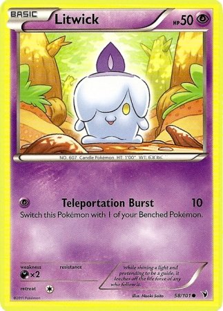 Pokemon - Litwick (58) - BW - Noble Victories