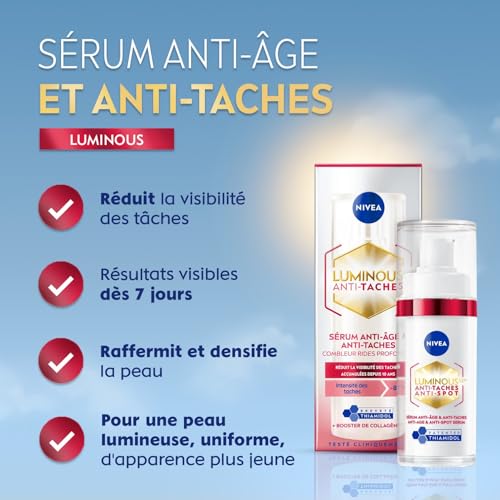 Sérum Anti âge Anti tâches Luminous 630° Cellular Nivea Le Flacon De 30ml - vue 3