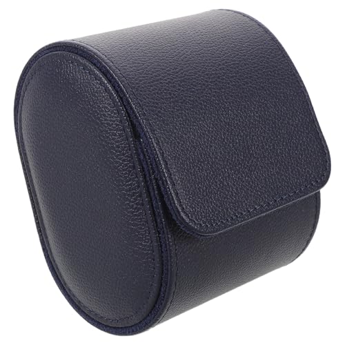 GARIOUANS 素材耐久シングル腕時計収納ケース 安定形状で防塵保護 持ち運び便利な旅行用ウォッチボックス メンズ用機械式腕時計収納ポーチ