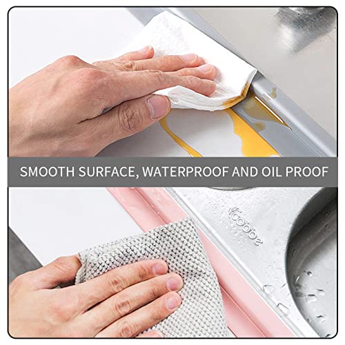 Image of Marsrut PVC Caulk Tape Sealant Strip, Pink, Waterproof, 3.2M (126 inches), 2.2cm (0.86 inches), 1 Count, 30 min Initial Hardening, 2.2cm Max Gap Fill