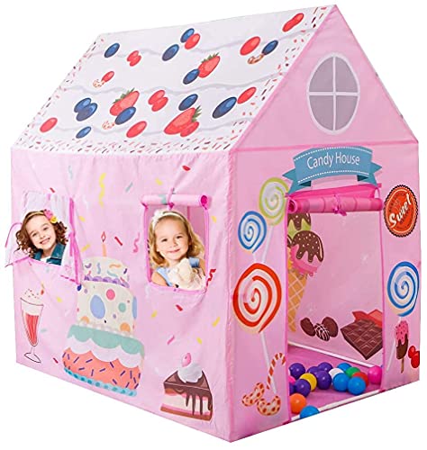 Image of Xemox Colorfull and Light Weight Kids Play Tent House for 3 to 8 Years Old Kids Girls and Boys (HBB)