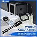 Tyger Auto Solid Trailer Hitch Lock Pin with Locking Key - for 5/8 inch Pin Holes on 2 inch Receivers | Two-Pack Combo | Class III IV V | 19,000 lb Load Rating | TG-HL3U022B | Weatherproof Anti-Theft