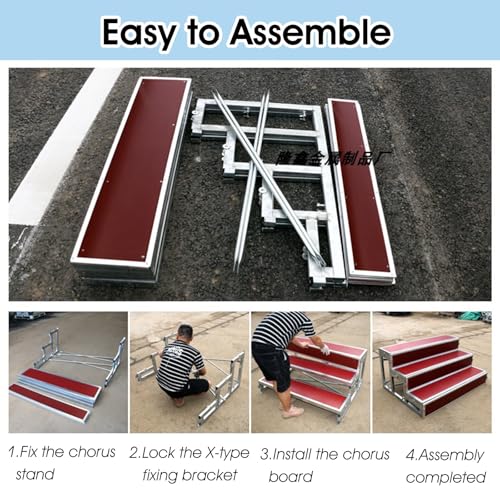 Heavy Duty scale mobili gradini con ruote accesso portatile per coro portico ponte camper & vasca idromassaggio robusto comodo e facile da trasportare