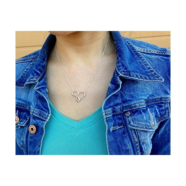 EFYTAL Mothers Day Gifts from Daughter, 925 Sterling Silver Infinity Heart Mom Necklace for Mother & Daughter, Mother's Day Jewelry for Women, Mothers Day Gifts for Mom, Best Birthday Gift Ideas