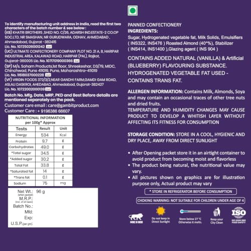 Image of Effete Choco Coated Blueberry Chocolate Almond Can - 96gm, Chocolaty Dryfruits, Chocolicious Almonds, Dryfruits chocolates packet, chocolates gift pack, chocolate box, chocolates gift hemper