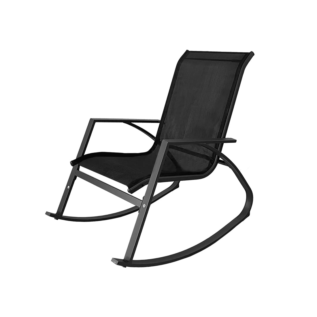 Acomoda Textil – Mecedora con Reposabrazos de Balanceo Suave y Relajante para Interior y Exterior. Balancín Estable de Acero Resistente y Estable para Terraza, Patio y Hogar 102x92x60 cm