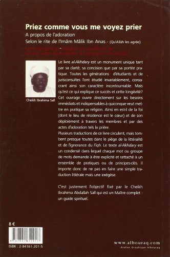 Priez comme vous me voyer prier, A propos de l’adoration en Islam