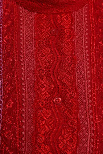 Costume cosplay horreur avec perles robe rouge X Prequel