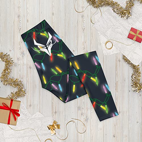 Legging blanc de Noël M confortable pour fêtes de fin d'année - 2
