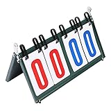 CKY Portable 4 Digit Sports Game Anzeigetafeln Score Keeper für Basketball Badminton Fußball Tischtennis Volleyball, 38 * 18cm
