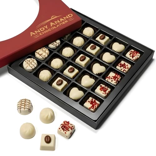 ANDY ANAND CHOCOLATIER Luxury Belgian White...