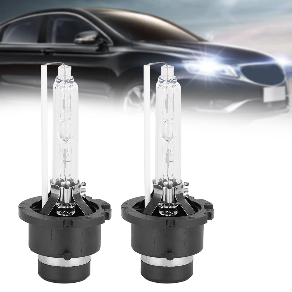 Qiilu 2 szt. D2S 6000K 35W Samochód Zamiennik Safe Bright Xenon Reflektor Żarówka