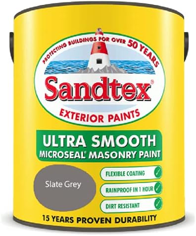 Sandtex 5L Slate Grey Masonry Paint