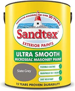 Sandtex 5L Slate Grey Masonry Paint