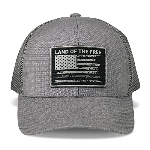 Image of Wolverine Trucker Hat | Mesh Back | Snapback | Adjustable | Rugged | Durable | Workwear