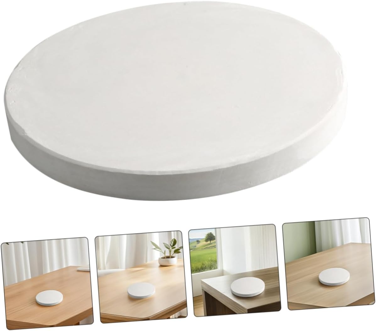 TEHAUX Ceramic Wheel Base for Clay Drying Pottery Plaster Mat Stable Base for Pottery Work