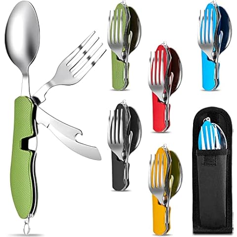 Tessco Folding Camping Utensils Cutlery Set Cover