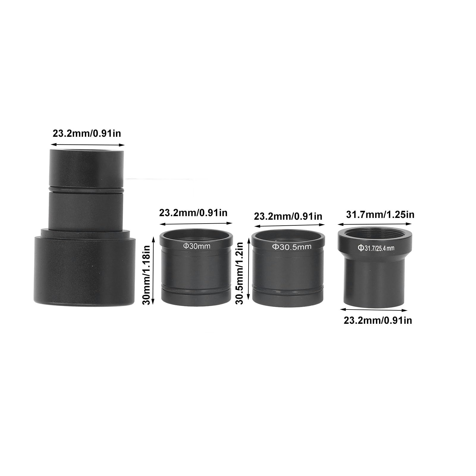 Aramox Cyfrowy Mikroskop USB Imager Elektroniczna Kamera Okularowa ze Stopu Aluminium 4K 8MP Typ C UVC do Mikroskopu Teleskop Astronomiczny Obserwacja Kontrola Obrazowania