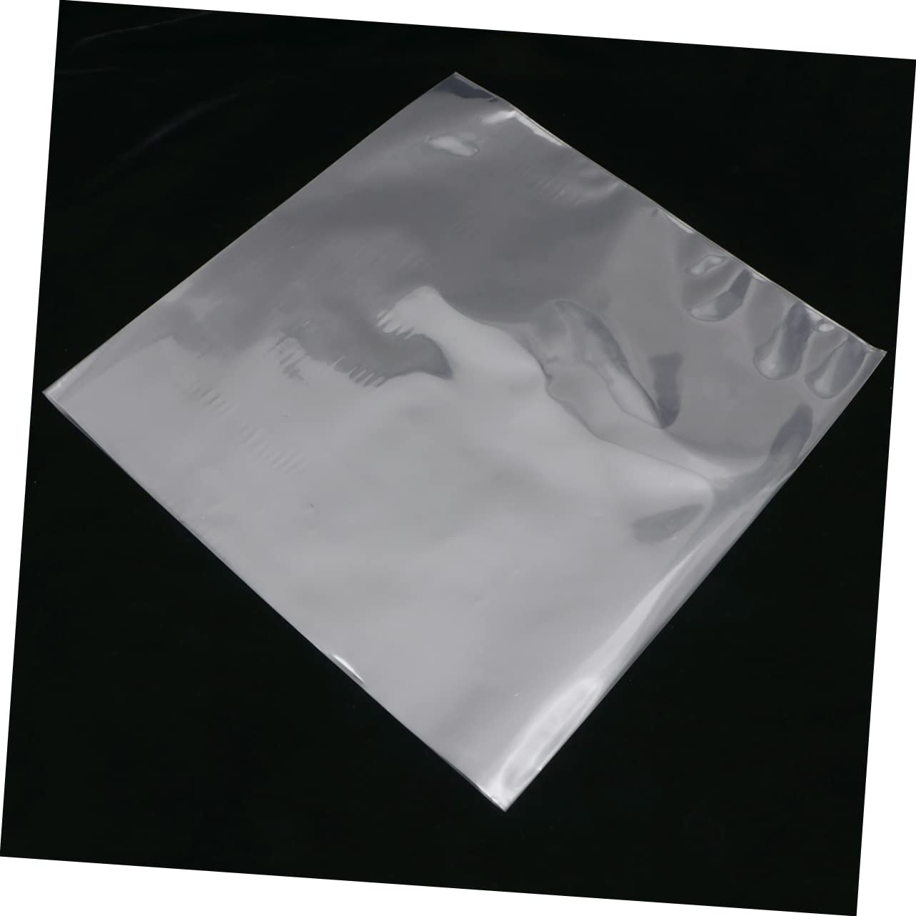 Mikinona 50pezzi Buste Protettive per Vinili Sacchetti Piatto Chiusura Tasche Resistente per Protezione Dischi Vinile Custodia Anti- e Anti-Usura