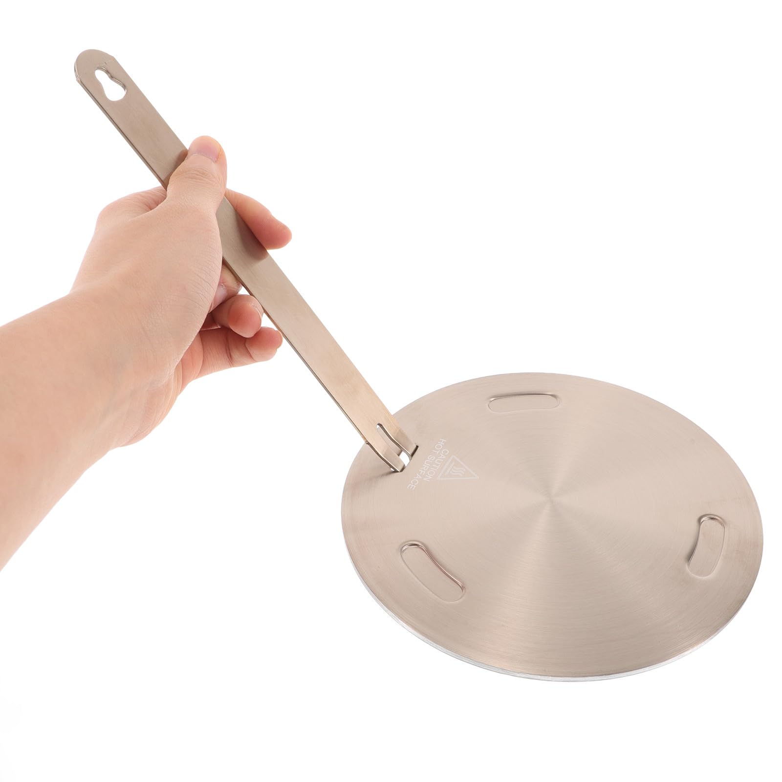 Happyyami Placa Difusora de Calor para Estufa de Gas de 16 CM Adaptador de Cocina de Acero Inoxidable Rosado Difusor de Calor para Cocción Uniforme y Protección de Sartenes