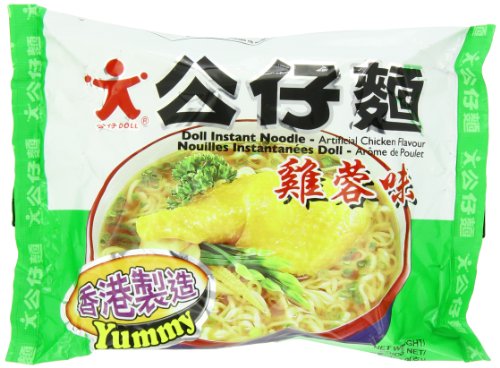 Doll Instant Noodles, Artificial Chicken, 36.63 Ounce (Pack of 5)