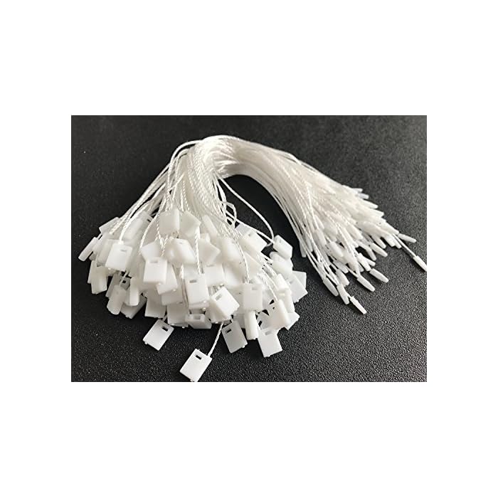 Buy 950 PCS White String Hang Tag Fasteners CSCC White Nylon String