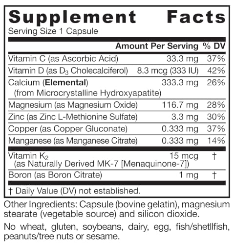 Jarrow BoneUp Three Per Day, Vitamin D3 and Calcium, 90 Capsules - image 9