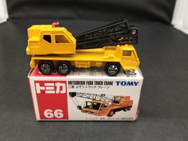 Amazon.co.jp: No.66 ふそう トラック クレーン 赤箱 ロゴ青字