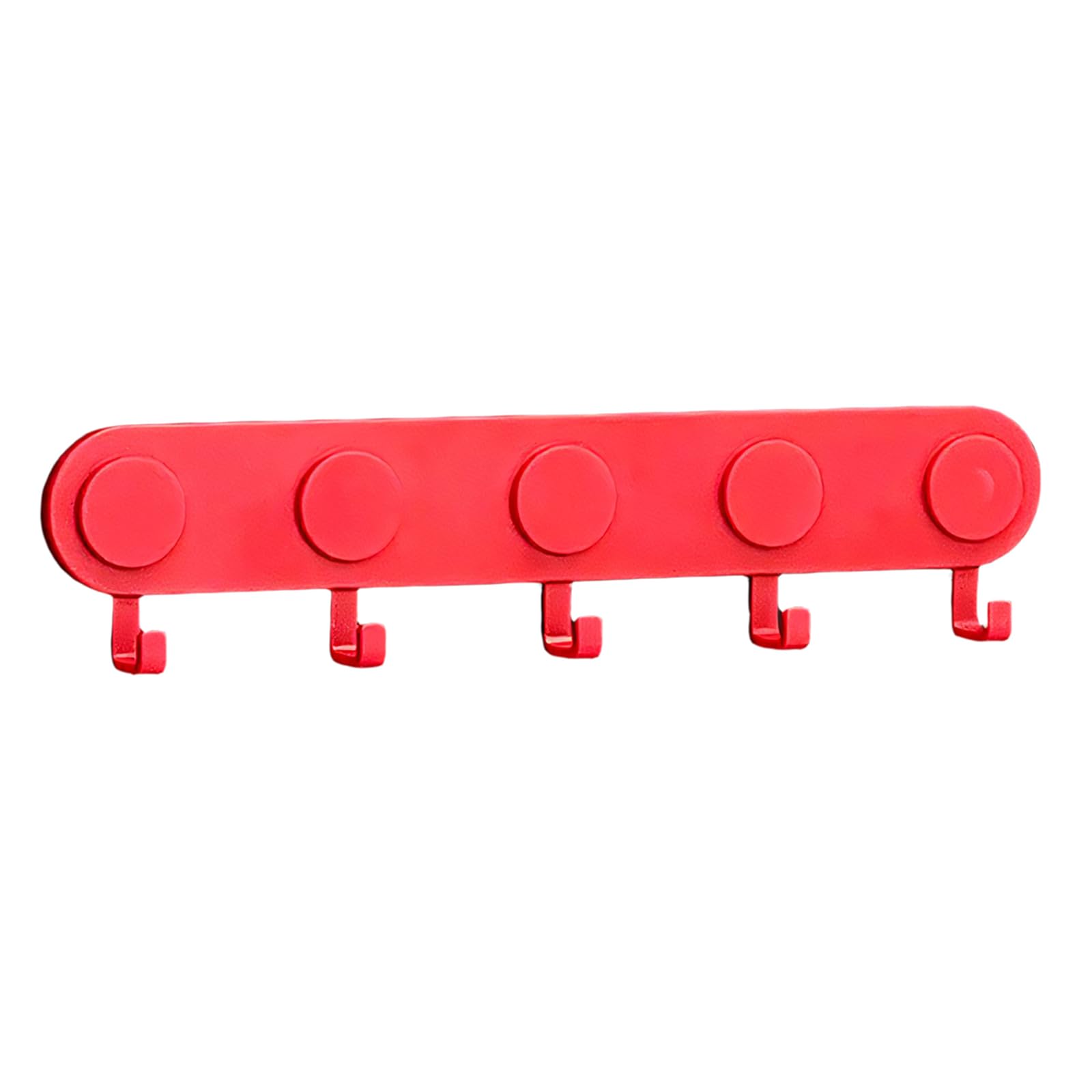 Henygen Red Sturdy Stainless Steel Holder With Strong Adhesion For Renters Who Avoid Nails Hook
