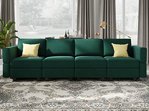 Belffin Modular Sofa Couch with Storage Seats Sectional Sofa Velvet
