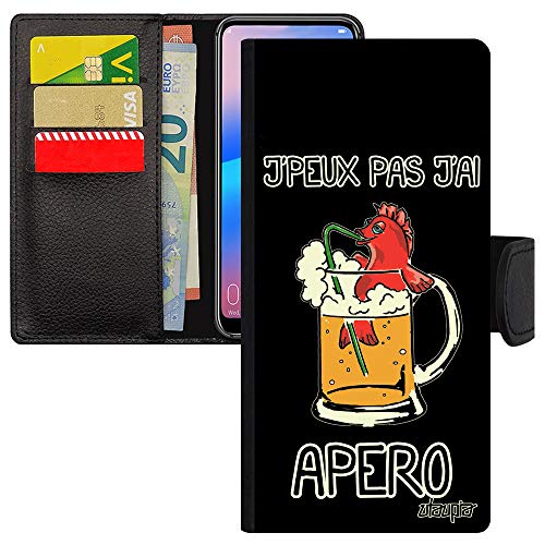 Coque rabat Samsung A21s humour apéro pour pimenter vos soirées entre amis