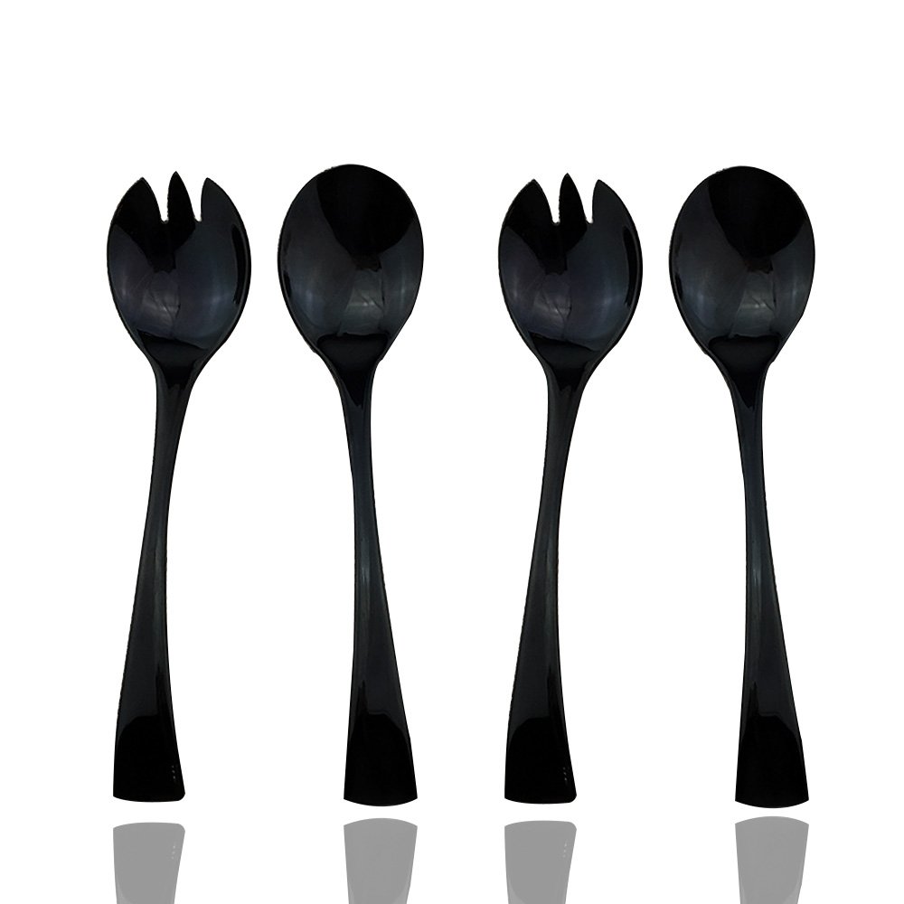 JASHII Black Stainless Steel Flatware Set - 24 Piece -13 JASHII Black Stainless Steel Flatware Set - 24 Piece -13