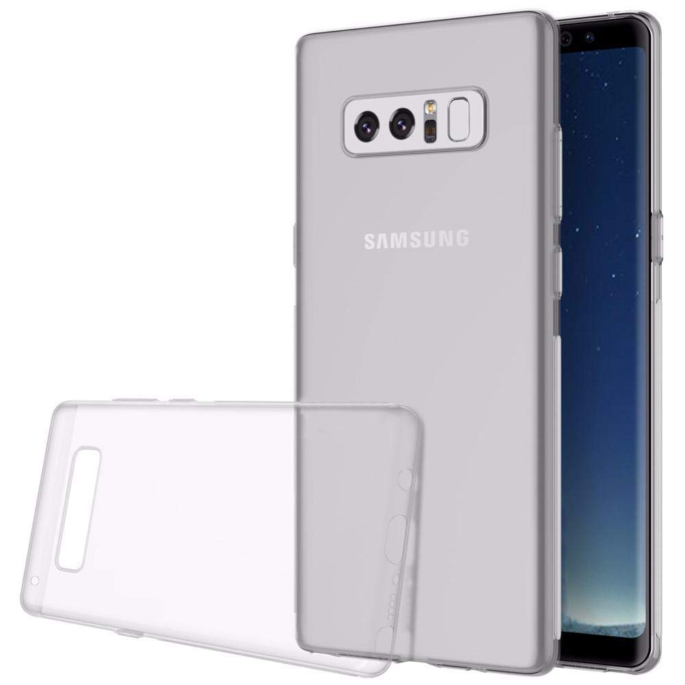 Samsung Galaxy Note 8 (2017) Slim Transparent Ultra-Thin TPU Soft Silicone Protective Case Cover - Clear
