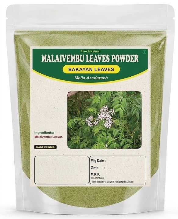 Malaivembu Powder 100g | Bakayan | Melia Dubia | Melia Azedarach | Chinaberry.